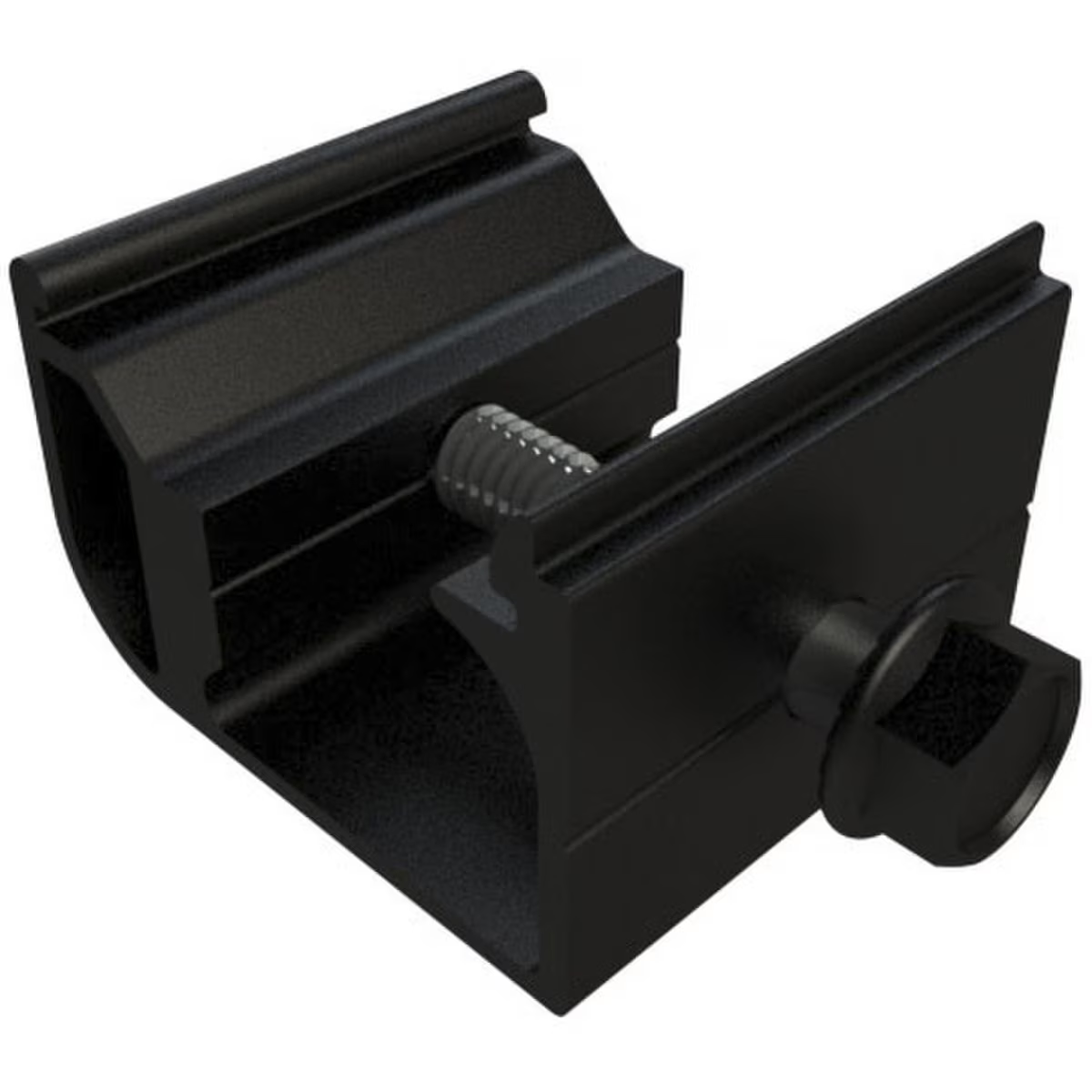 UNIRAC STRONGHOLD RAIL CLAMP DARK on a white background
