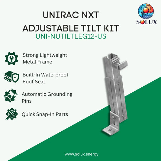 UNIRAC NXT ADJ TILT KIT, 12", W/HDW US