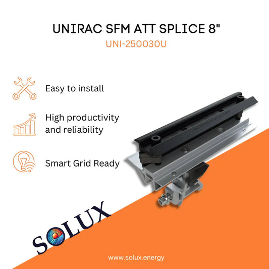 This is an image of Unirac Attachments Splice 8"