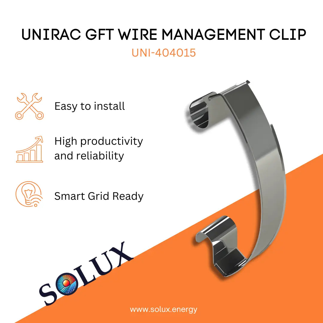 This is an image of Wire Management Clip, Unirac GFT