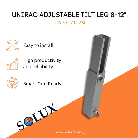 This is an image of Unirac Tilt Leg Adjustable 8-12"