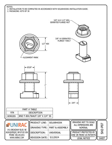 009020S bonding bolt