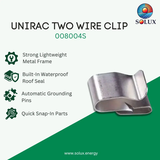 Unirac Two Wire Clip, SS