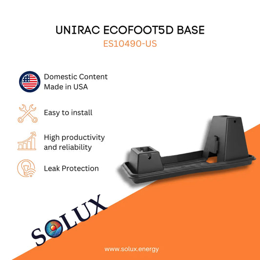 This s an image of Uniac EcoFoot 5D Base (Sold Individually, Pkg Qty 340)