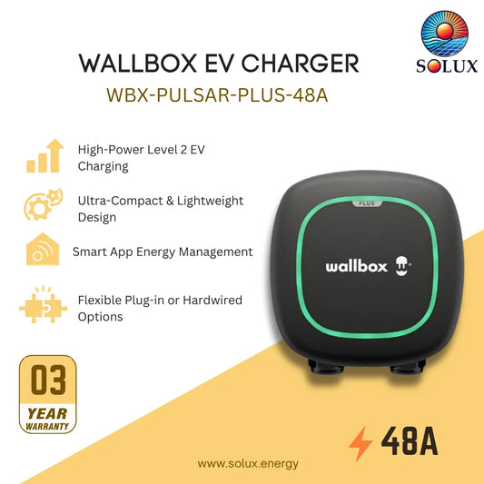 Wallbox Pulsar Plus PULSAR-PLUS-48A EV Charger Level 2 (48A)