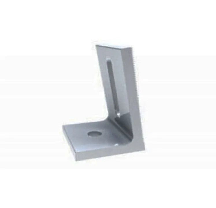 L-Foot, Fixed Tilt, 10 Degree, Mill