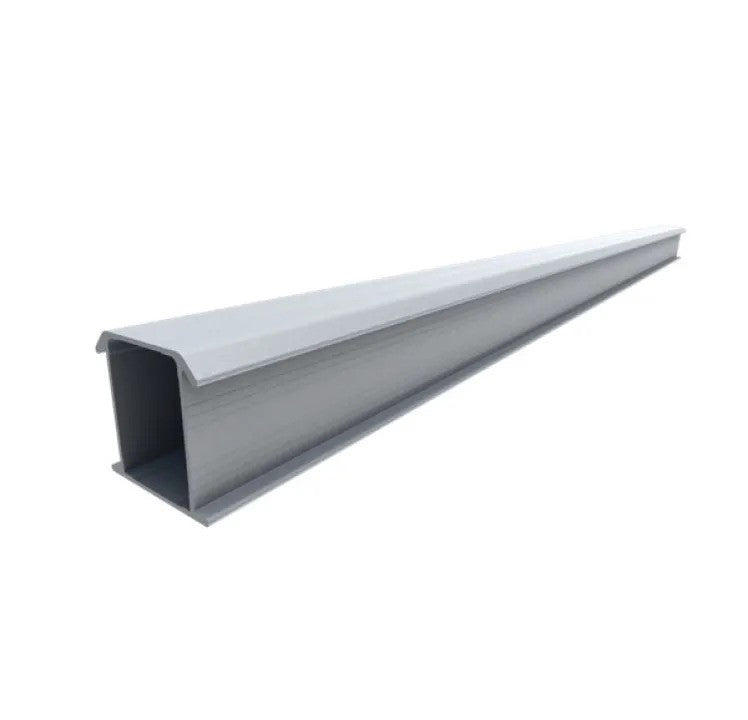 IronRidge QM ClickFit Standard Rail 171.5" - Mill, QM-CF-SD-171M