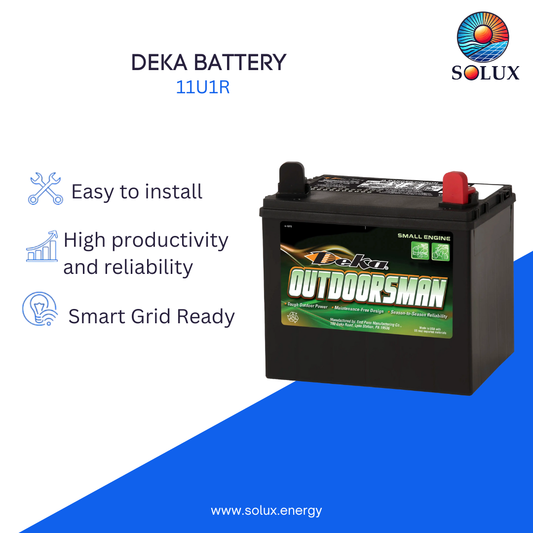 MK Deka 11U1R 12VDC Flooded Lead-Acid Battery