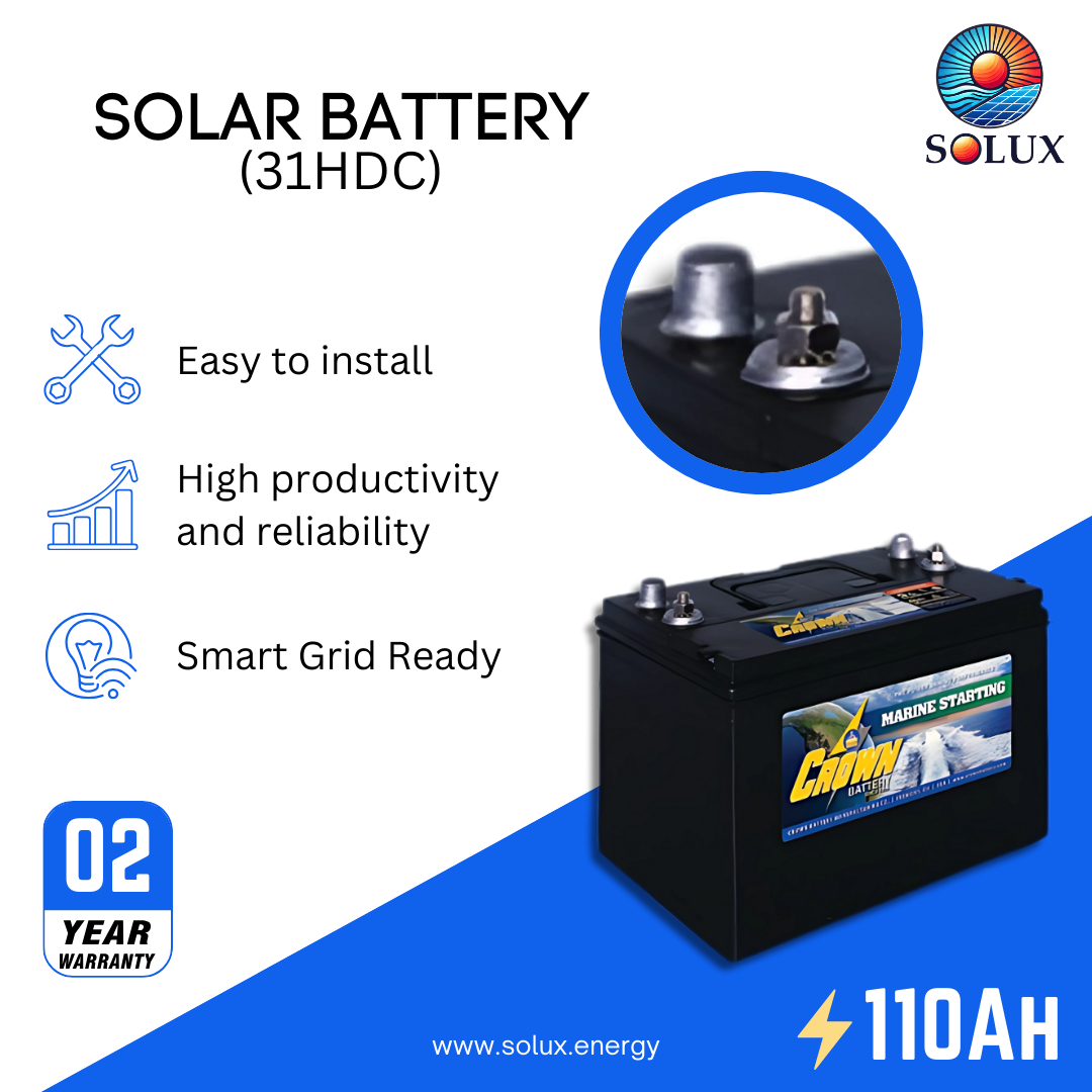 this is the image of 31MDC Crown New Wave Marine Batteries Deep Cycle.