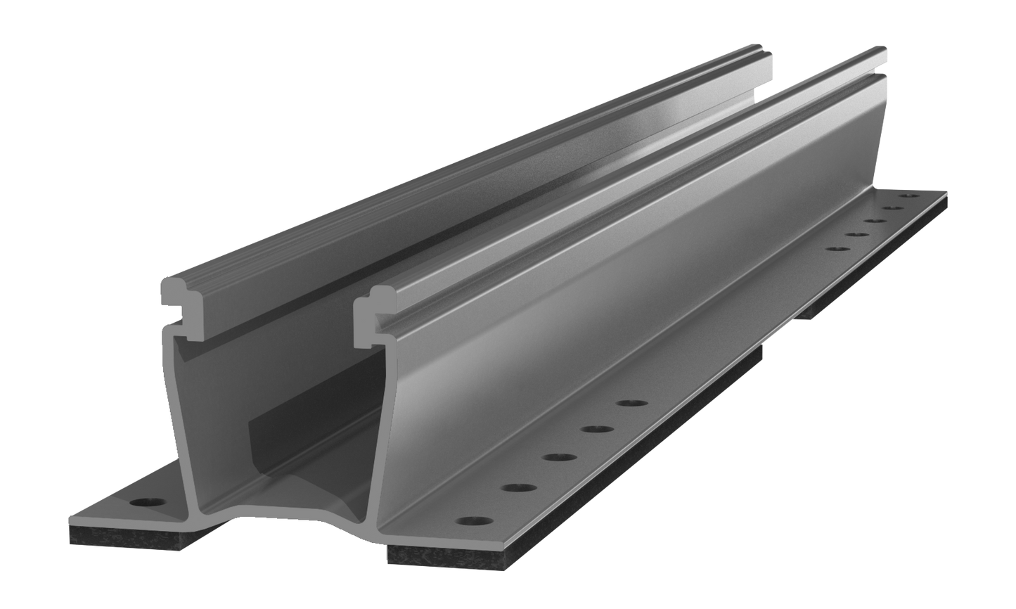 K2 Systems 4000667 BASE, 17in w/EPDM, Mill