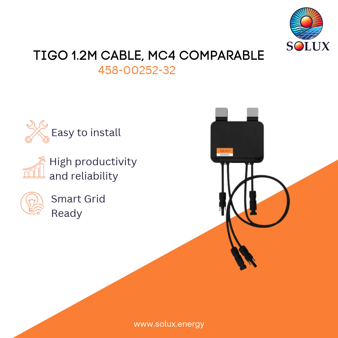 Tigo TS4-A-F, 1000VUL/TUV, 1.2M Cable, MC4 Comparable, 500W