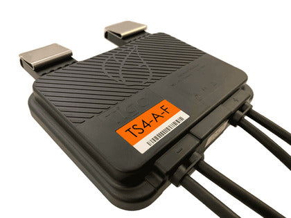 Tigo TS4-A-F, 1000VUL/TUV, .09M (Input)/1.17M Cable (Output), MC4 (Staubli)