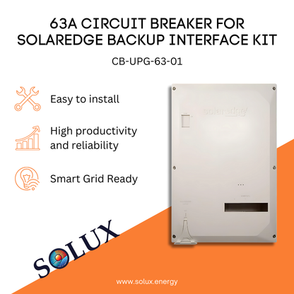 This is an image of 63A Circuit Breaker for SolarEdge Home Backup Interface Kit