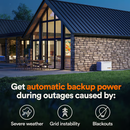 Generac G0072101 Guardian 24KW Home Stand by Generator W/ Transfer Switch Wi-Fi Enabled