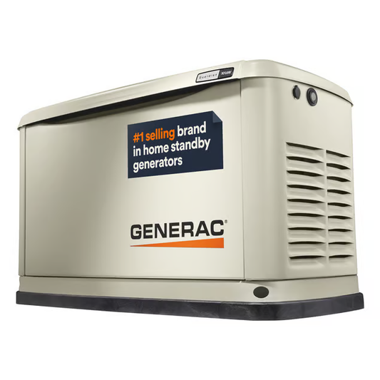 Generac 10/9 kW Air-Cooled Standby Generator, Aluminum Enclosure