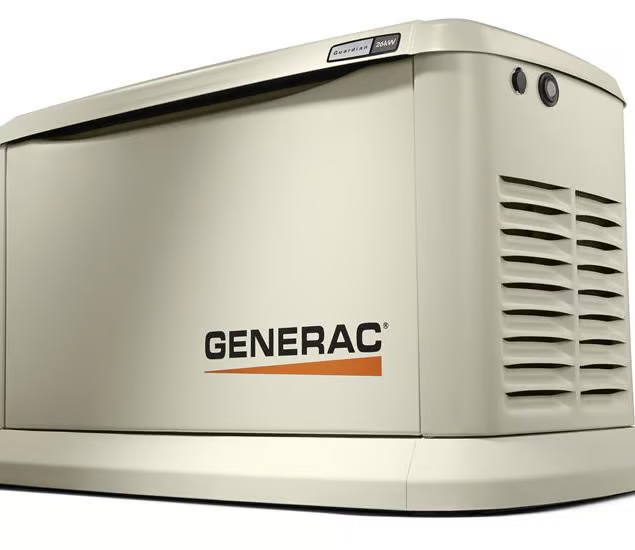 Generac 26/22.5 kW Air-Cooled Standby Generator, Aluminum Enclosure