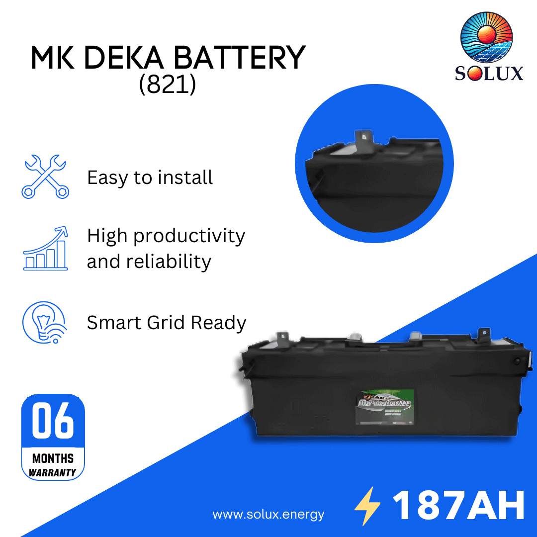 This is an image of MK Deka Industrial Battery Marine 821 8V FLA