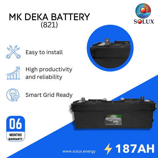 This is an image of MK Deka Industrial Battery Marine 821 8V FLA