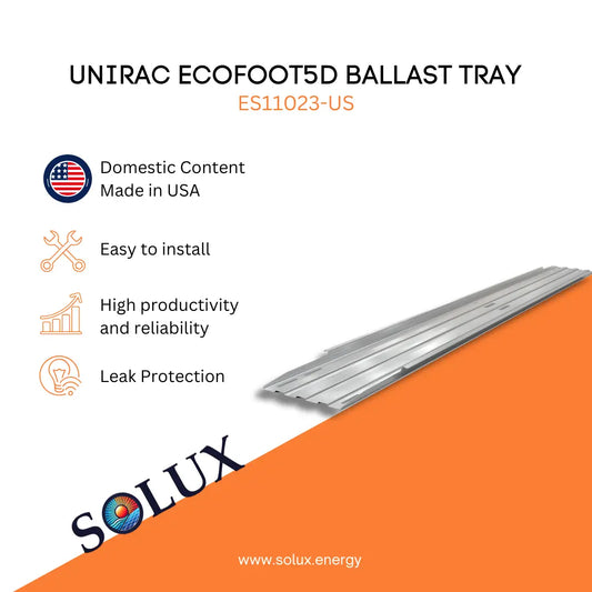 Product Image of Unirac 87" Ballast Tray, ES11023-US (Domestic Solution)