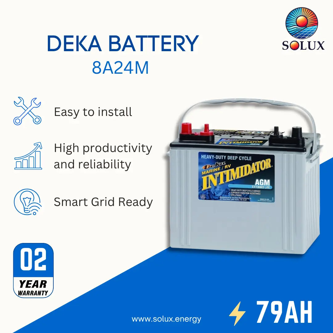 MK Deka Intimidator 8A24M AGM 12V 79Ah Deep Cycle Battery