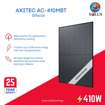 Axitec AC-410MBT 410Watt 108 Half-Cell Monocrystalline Solar Panel