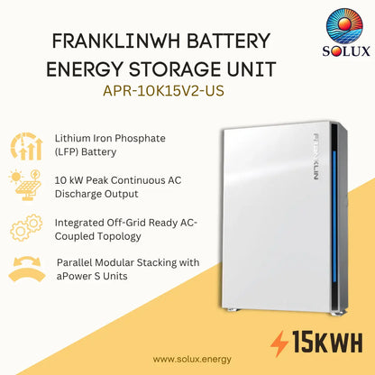 FranklinWH APR-10K15V2-US AC 120/240Vac Battery Energy Storage Unit