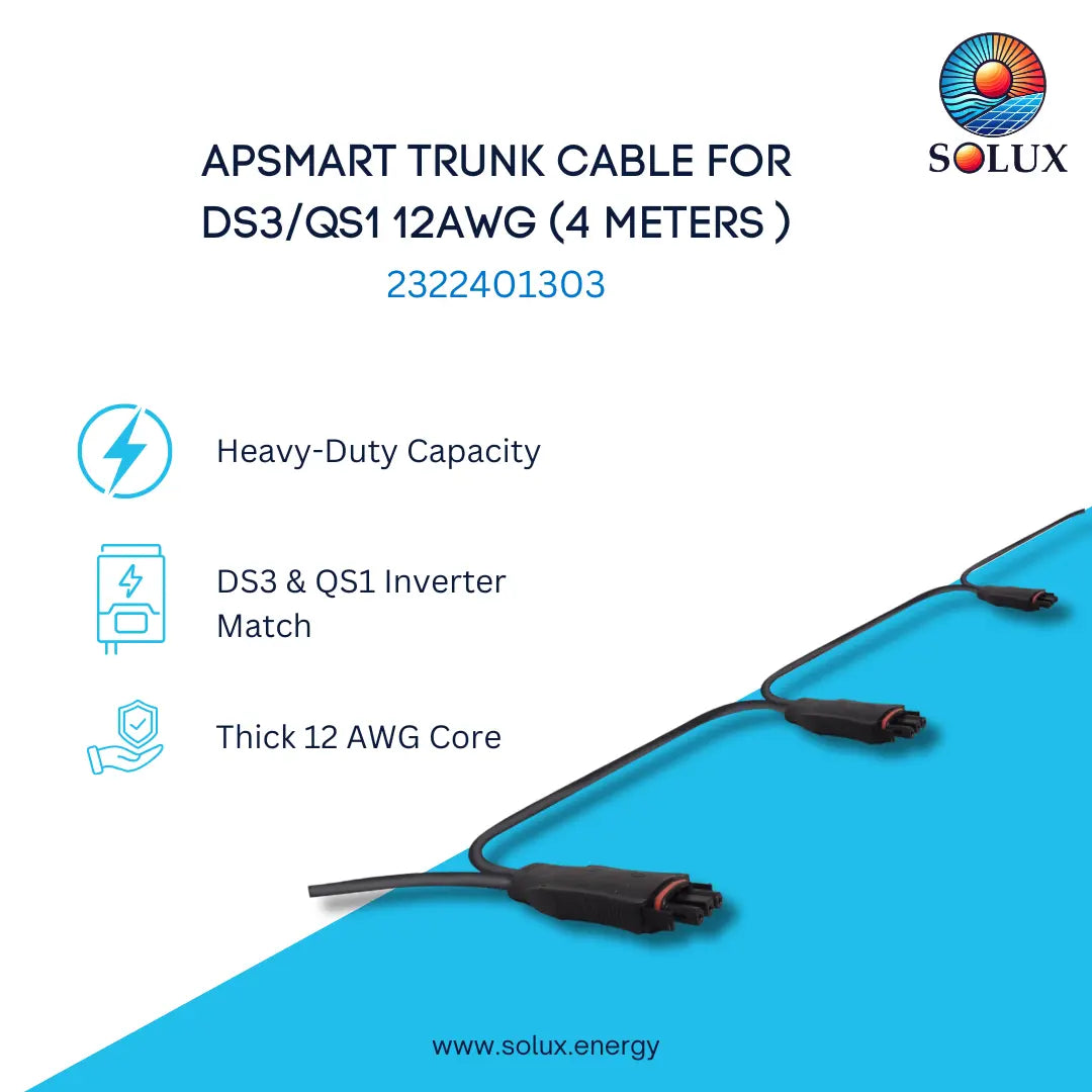 This is an image of APSmart 2322401303 Y3 Trunk Cable 12AWG 4 Meters