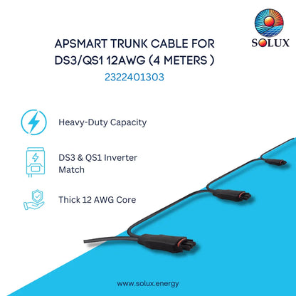 This is an image of APSmart 2322401303 Y3 Trunk Cable 12AWG 4 Meters