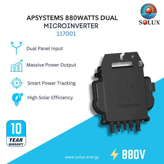 This is an image of APSystems 880Watts Dual Microinverter (Supports 300-660Watts per Panel)