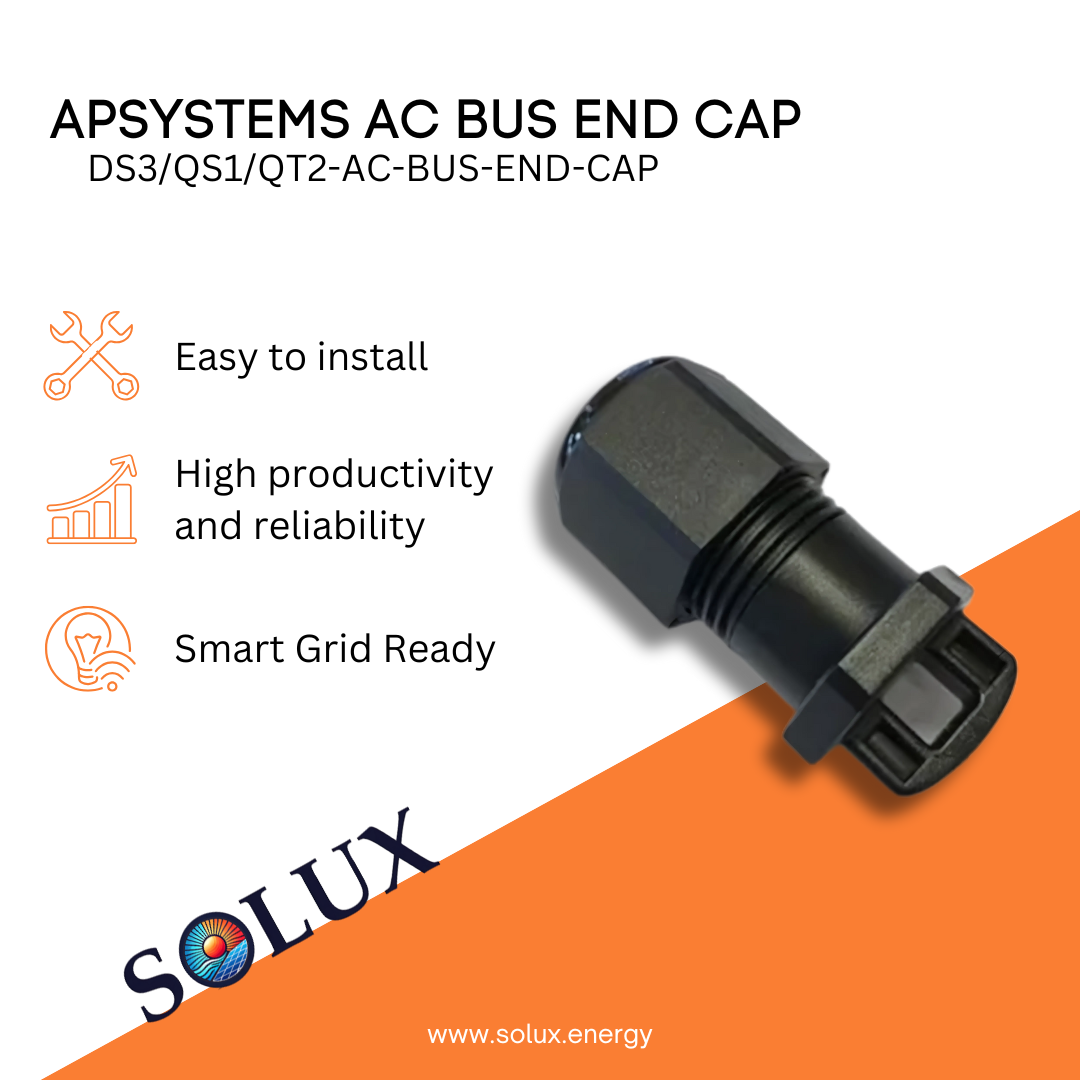 This is an image of APsystems AC Bus End Cap Waterproofs the End of the AC Bus (Used for DS3, QS1 & QT2)