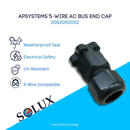 This is an image of APsystems 2062050002 AC End Cap