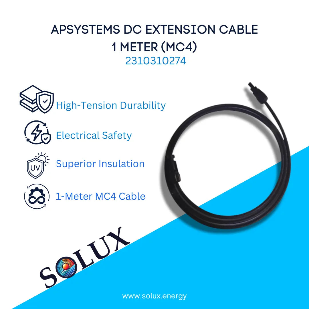 This is an image of APSystems 2310310274 1 Meter DC Cable Connector (MC4)