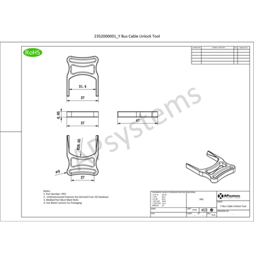DS3-QS1-QT2-AC-CABLE-UNLOCKING ac quick disconnect tool