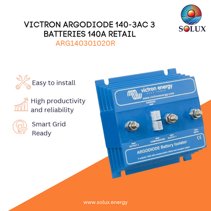 Victron Argodiode 140-3AC 3 batteries 140A Retail