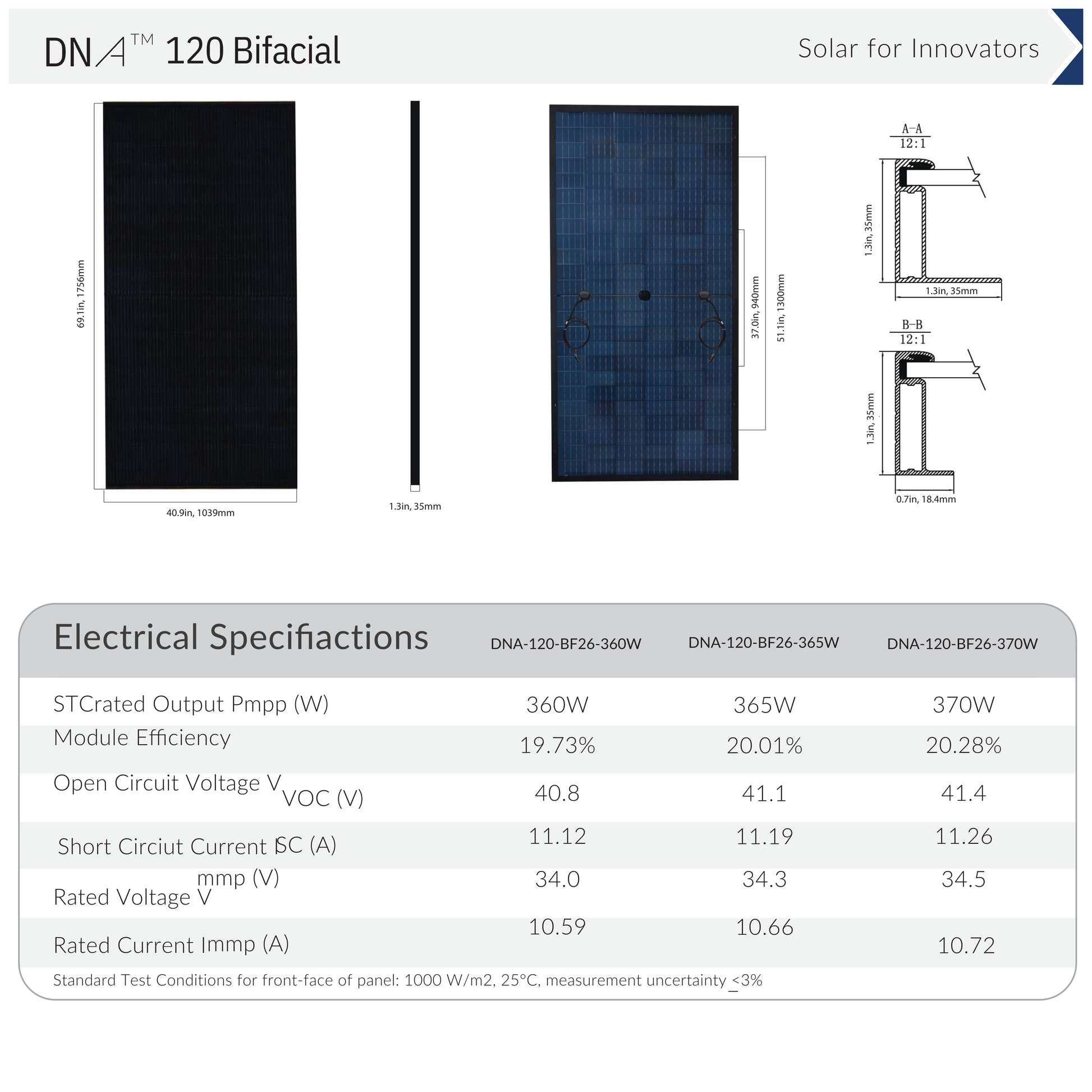 Aptos Solar Panels 370W