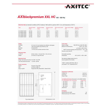 AC-440TGB/108BB axitec solar panel 