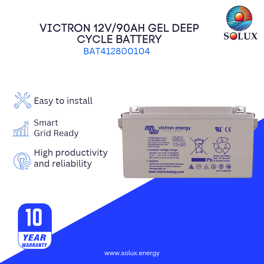 Victron 12V/90Ah Gel Deep Cycle Batt.