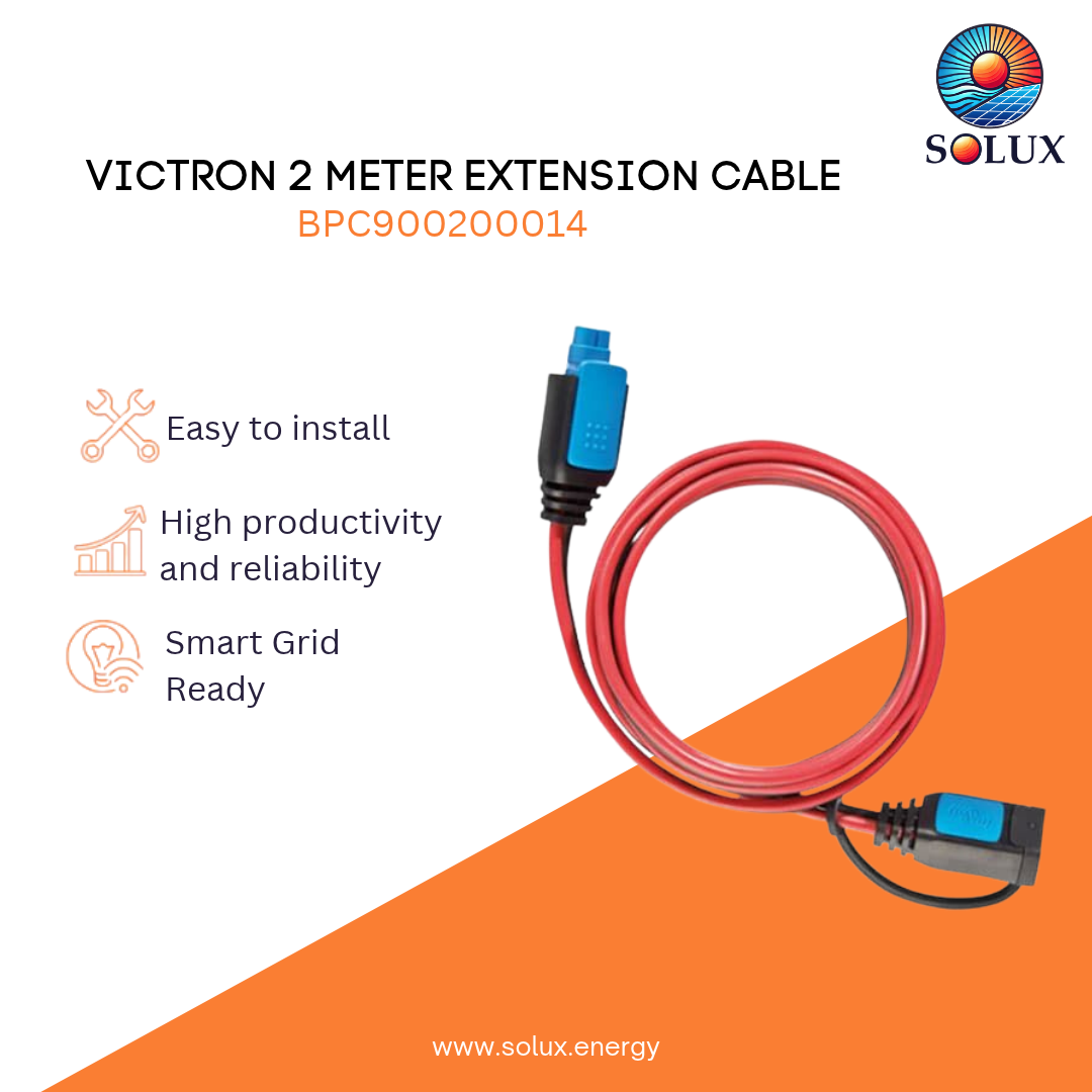 Victron 2 meter extension cable (max. 20A)