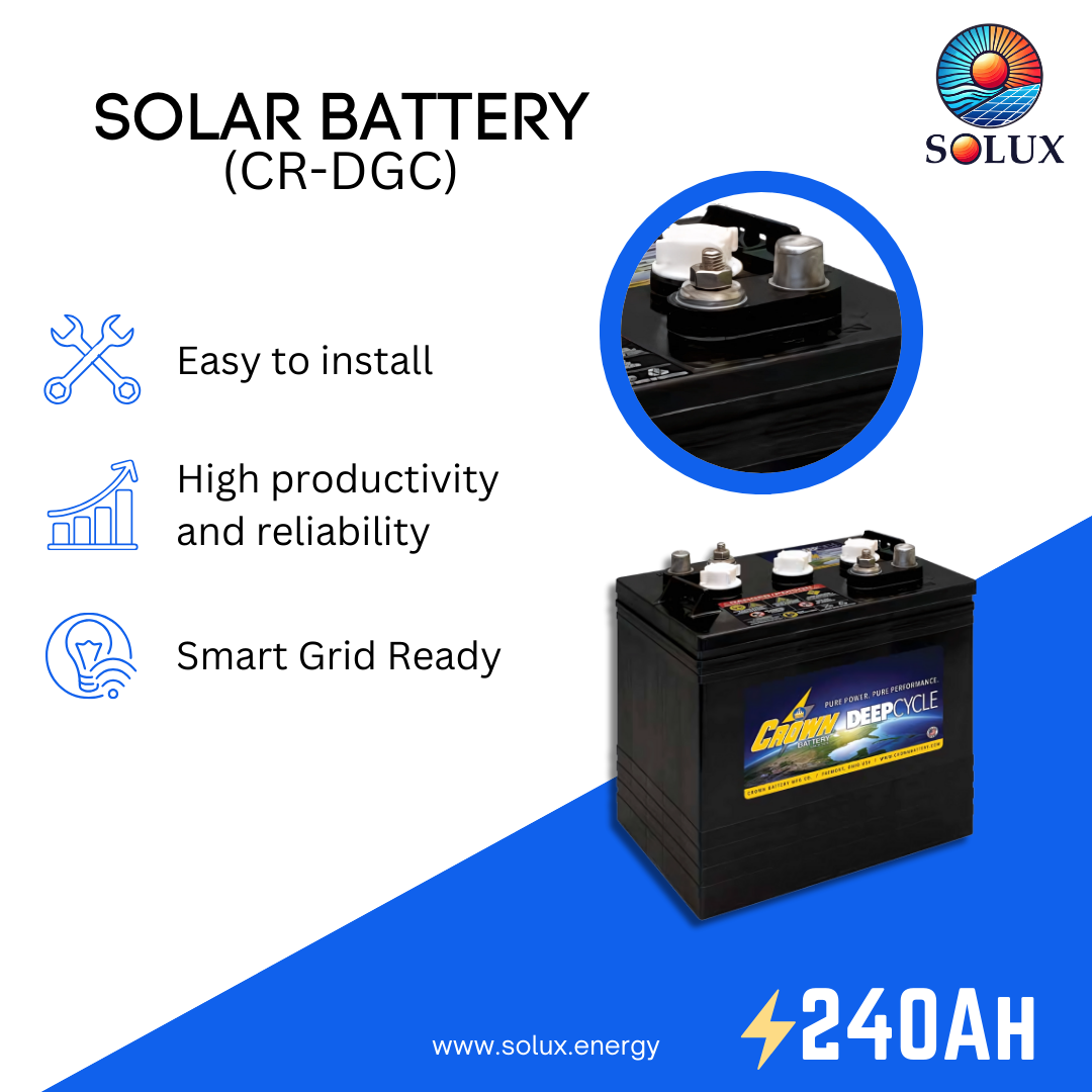 This is an image of CR-DGC Crown Commercial  Deep Cycle Batteries