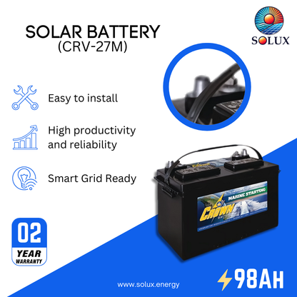 This is an image of CRV-27M Crown New Wave Marine AGM  Batteries