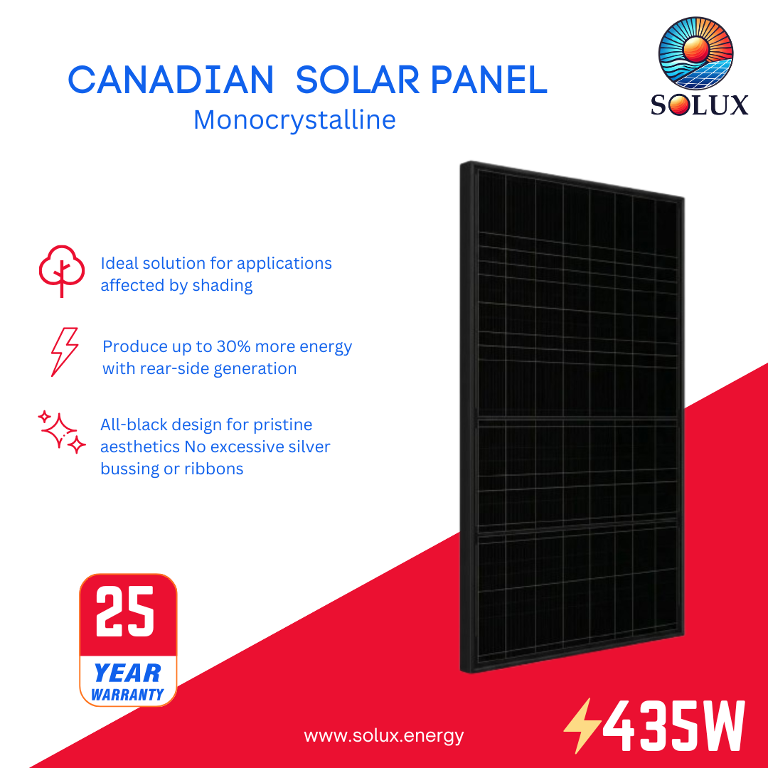 Canadian Solar CS6.2-48TM-435 435Watt 144 Cell N-Type Solar Panel