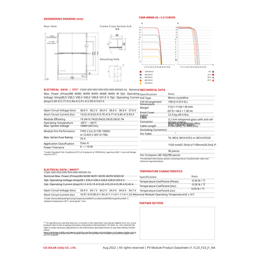 CS6R-400-MS-HL 400w solar module