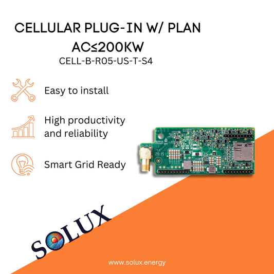 This is an image of Cellular Plug-in w/plan, AC≤200kW, 5 year plan, Commercial SetApp Solar Inverters