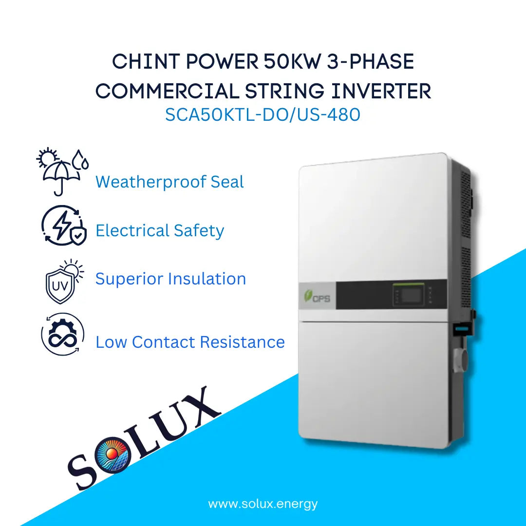 This is an image of Chint Power SCA50KTL-DO/US-480 50kW 3 Phase String Inverter