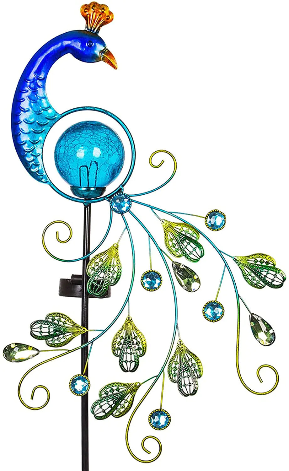 Glorious Peacock Solar Light