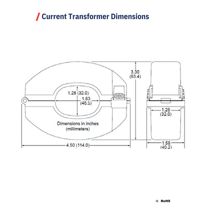 SEACTL-1250-600-C3 alternating current sensor