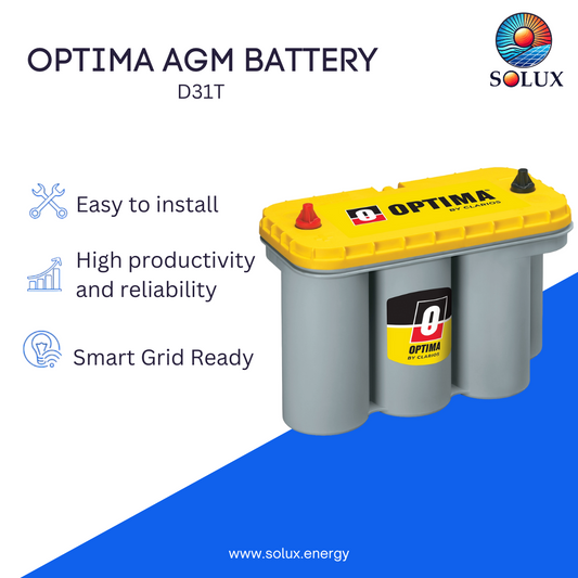 Optima D31T 75Ah Sealed Lead-Acid AGM Battery