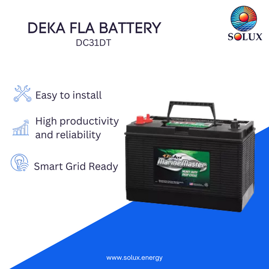 MK Deka DC31DT 12VDC Flooded Lead-Acid Battery