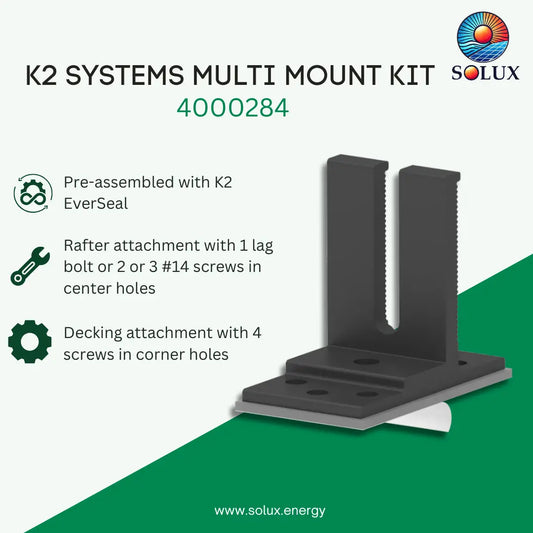 K2 Systems Multi Mount Kit (Mill : 4000282) (Dark: 4000284)