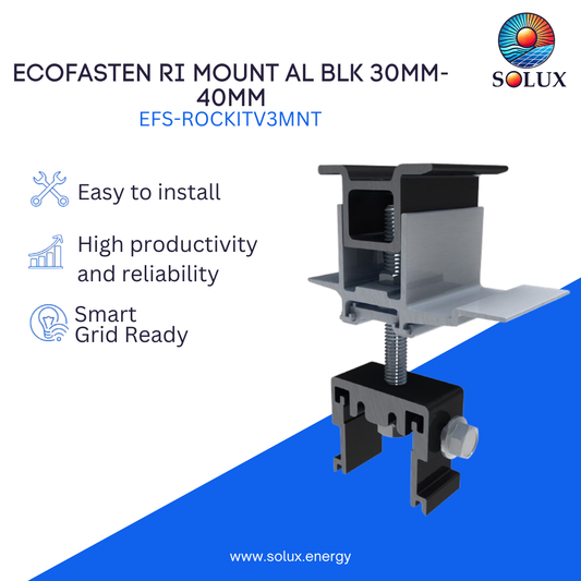 EcoFasten RI MOUNT AL BLK 30mm-40mm
